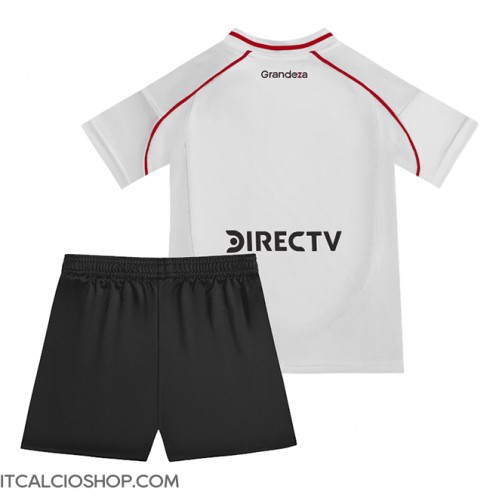 River Plate Prima Maglia Bambino 2024-25 Manica Corta (+ Pantaloni corti)